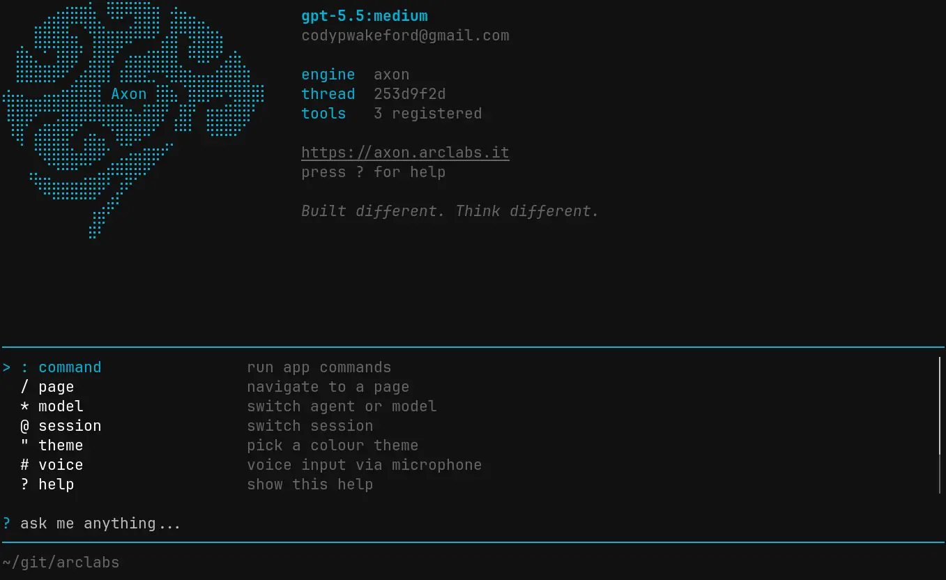 TUI keyboard reference showing all keybindings organised by category