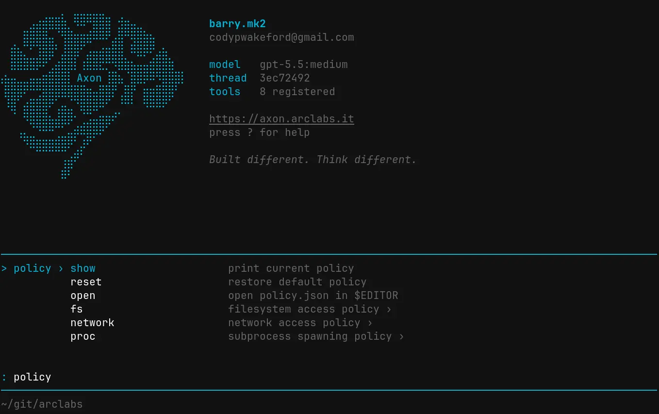 TUI in escalation mode showing a pending capsule policy escalation with allow and deny options